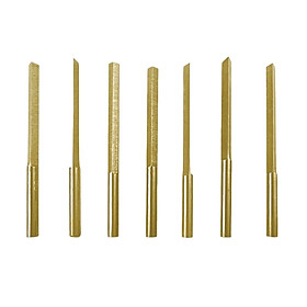 7Pcs Triangle Graver Tungsten Steel Spatula Jewelry Engraving Supplies