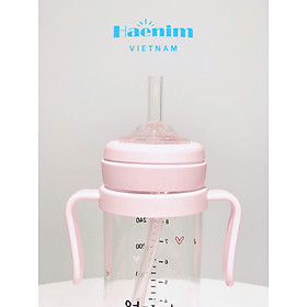 Haenim Bộ chuyển đổi ống hút Nothing All -in -one cho bé từ 6M (Có tay cầm) - Hàng chính hãng có tem bảo đảm