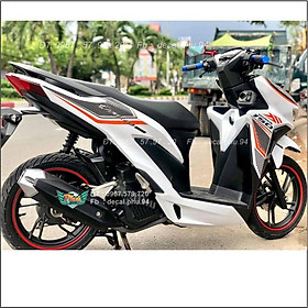 Tem Rời Vario Cam đen dán xe trắng