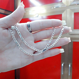 Lắc tay bạc bé trai dày dặn YN JEWELRY