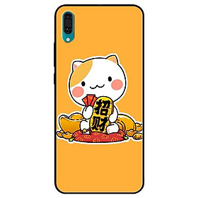 Ốp lưng dành cho Huawei Y7 Pro (2019) mẫu Mèo Và Thỏi Vàng