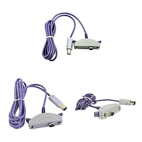 3pcs Purple Link Cable Adapter for GBA Or for GBA SP To for GC 6ft Length
