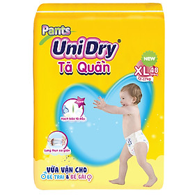 Tã Quần UniDry Gói Cực Đại XL48 (48 Miếng)