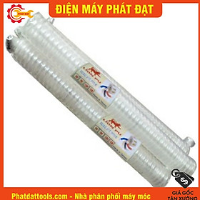 Mua Dây xoắn hơi trắng 9m sẵn 2 đầu cút nối