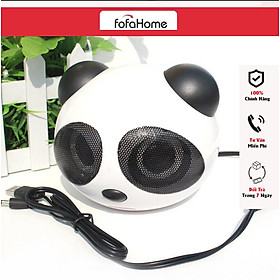 Loa Nghe Nhạc Hình Gấu Trúc Dễ Thương Loa Máy Tính Mini Gấu Trúc Panda Để Bàn Cao Cấp Âm Thanh Chuẩn Stereo - Hàng nhập khẩu