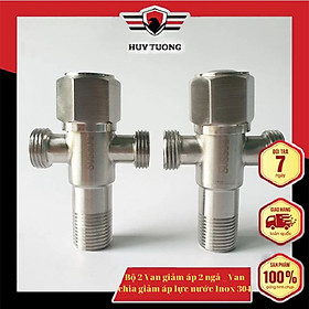 Mua bộ 2 van inox SUS 304 chữ T cao cấp - van chia giảm áp lực nước