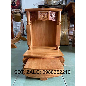 Mua Bàn thờ thần tài ông địa 48 x 68cm - Đồ Gỗ Vinh