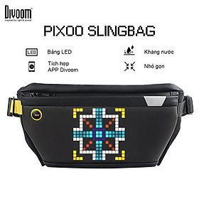 Túi đeo chéo thông minh Divoom Pixoo Slingbag hiển thị màn hình Led, tích hợp app Divoom