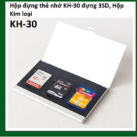 Mua HỘP ĐỰNG THẺ NHỚ KH-30 ĐỰNG 3SD  HỘP KIM LOẠI