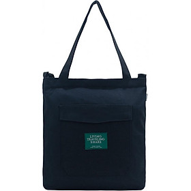 Túi Vải Đeo Chéo Tote Bag Living Nắp Nhọn XinhStore