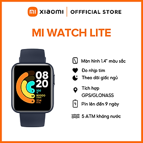Đồng Hồ Thông Minh Theo Dõi Vận Động Theo Dõi Sức Khỏe Xiaomi Watch Lite - Hàng Chính Hãng