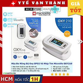 Máy Đo Nồng Độ Oxy SPO2 Và Nhịp Tim Microlife OXY210 OXY 210 -VT0949