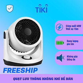 Mua Quạt điện mini  quạt tuần hoàn không khí  quạt để bàn 3 cấp độ gió  không gây tiếng ồn  để bàn làm việc  văn phòng  đi học  cực mát an toàn cho trẻ nhỏ  phù hợp cho cả gia đình