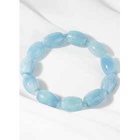 Vòng tay lu thống đá hải lam ngọc Ngọc Quý Gemstone