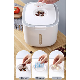 Mua Thùng Đựng Gạo Thông Minh - Thùng Đựng Gạo Cao Cấp Thiết Kế Dạng Nhấn Nút  Chất Liệu ABS An Toàn Chống Nước  Chống Ẩm Mốc  Chống Côn Trùng