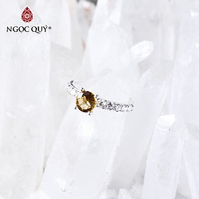 Nhẫn bạc nữ đá thiên nhiên - Ngọc Quý Gemstones