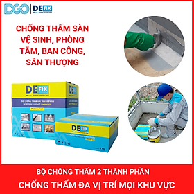Mua Chất chống thấm 2 thành phần DEFIX PROSEAL TC-1  chống thấm sàn vệ sinh  buồng tắm ..