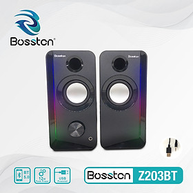 Loa vi tính Bosston 2.0 Bluetooth Z203BT-HN - Hàng Chính Hãng
