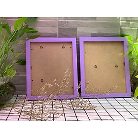 Combo 2 khung ảnh gỗ thông tự nhiên - khung ảnh treo tường phòng khách - phòng làm việc - khung ảnh có chân -hàng nhập khẩu, (20x25cm)
