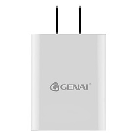 Mua Adapter Củ Sạc Điện Thoại USB Traveler Charger GENAI Qualcomm Quick Charge 3.0 Q200 - Bảo hành Chính hãng 1 năm