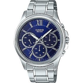 Đồng Hồ Nam Dây Thép Không Gỉ Casio MTP-E315D-2AVDF (42mm)