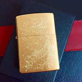 Bật lửa zippo khắc rồng 26 - bật lửa zippo 204.r26