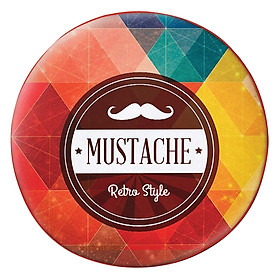 Gối tròn Mustache Retro Style - GOCP021