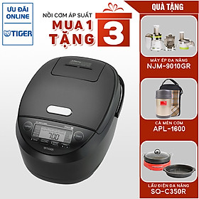 Mua Nồi cơm điện Tiger JPM-H18V (1.8L) Tặng Máy ép Kuvings NJM-9010GR + Cà mèn cơm Apollo APL-1600 + Lẩu điện SQ-C350 (R) - Hàng Chính Hãng