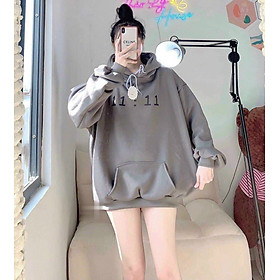 ÁO HOODIE 11:11 UNISEX Nam Nữ BASIC ,Áo khoác hodie chất nỉ dày dặn, Áo khoác hoodies 11:11 có mũ 2 lớp Unisex From rộng cho Cặp đôi - Nam/Nữ (có video tự quay - ảnh thật - có sẵn)