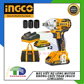 Mua Máy siết bu lông motor không chổi than INGCO CIWLI2001 dùng pin 20V  lực siết 300Nm.