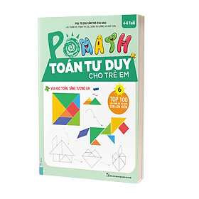 Sách POMath - Toán Tư Duy Cho Trẻ Em 4-6 Tuổi (Tập 6)