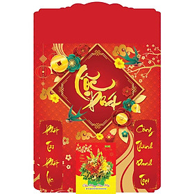 Lịch Gỗ Treo Tường Laminate 2021 Lộc Phát (40 Cm x 60 Cm)