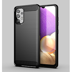 Ốp lưng chống sốc Vân Sợi Carbon cho Samsung Galaxy A32 4G - Hàng Nhập Khẩu