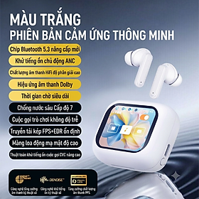 Tai nghe Bluetooth LX10 màn hình cảm ứng, Bluetooth 5.4, chống ồn AI ANC, âm thanh HiFi, pin sạc Type-C     Trải nghiệm-  HÀNG NHẬP KHẨU