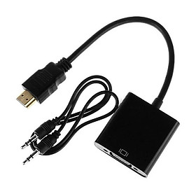 Mua Cáp chuyển HDMI ra VGA  HDMI to VGA có âm thanh - Hồ Phạm