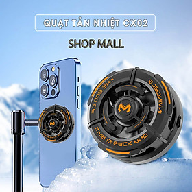 Mua Quạt tản nhiệt MEMO CX02 - Quạt gaming đế nam châm từ tính tốc độ quạt cao lên tới 7000 vòng/phút - Hàng nhập khẩu