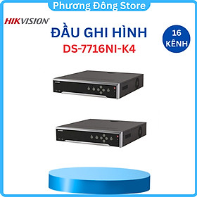 Mua ĐẦU GHI CAMERA IP 16 KÊNH HIKVISION DS-7716NI-K4 8MP Ultra HD 4K  4 HDD SATA - Hàng chính hãng