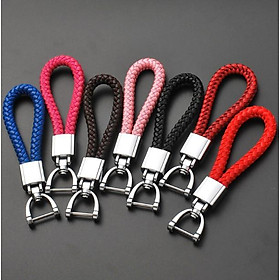 Luxury Premium Keychain Rope Keychain Leather Key Chain Door Gift Fashion Men's Motorcycle Car Keychain Metal Keyring Keychain Key Chain Ring Keyfob Gift Leather Key Holder Accessories