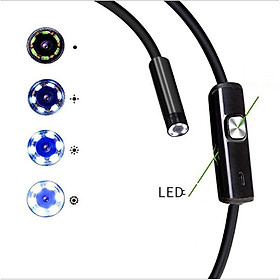 Camera nội soi đèn 6 LED HD720p chống nước IP67 dây dài 5m 