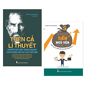 Hình ảnh Combo sách kinh tế hay : Trên cả lý thuyết - những bài học kinh doanh Steve Jobs để lại cho thế giới + Đừng để tiền ngủ yên trong túi - Tặng kèm Postcard HAPPY LIFE