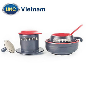 Mua Bộ Phin Cà Phê Sứ UNC Việt Nam - Sử dụng bát giữ nhiệt  nhiều màu sắc  đủ món  pha cafe sẽ ngon hơn