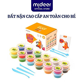 Đất nặn không dính tay Mideer Borax Free Clay, đất sét tự khô 36, 24, 6 màu