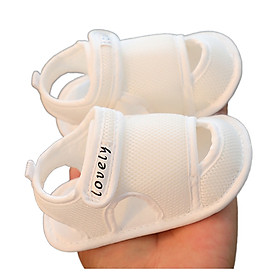 Giày tập đi cho bé có đế trống trượt, dép vải quai hậu nhẹ nhàng mềm mại cho trẻ sơ sinh đến 1 tuổi - GSS10