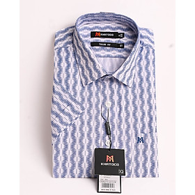 Áo sơ mi Khatoco nam tay ngắn Form tailor fit