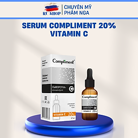 Serum Compliment Vitamin C 20% sáng da, mờ thâm, ngừa lão hoá