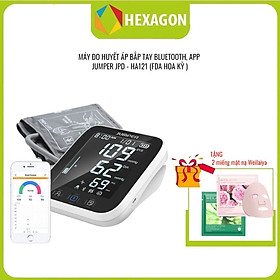 Máy đo huyết áp bắp tay Jumper HA-121 chứng nhận FDA Hoa Kỳ ( Bluetooth+ APP điện thoại)