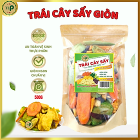 TRÁI CÂY SẤY THẬP CẨM GIÒN NGON TÂN LỘC PHÁT - Bịch 500G