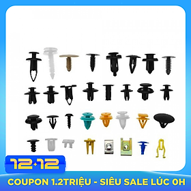 Bộ 500 Đinh Tán Và Chốt Nhựa Cho Xe Hơi