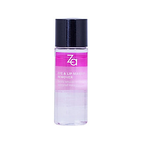 Nước Tẩy Trang Mắt Môi Eye & Lip Makeup Remover ZA (30ml)