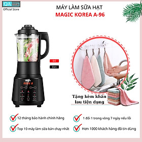 Máy làm sữa hạt đa năng Magic Korea A-96 Dung tích 1,75l - Hàng Chính Hãng - Tặng kèm khăn lau tiện dụng